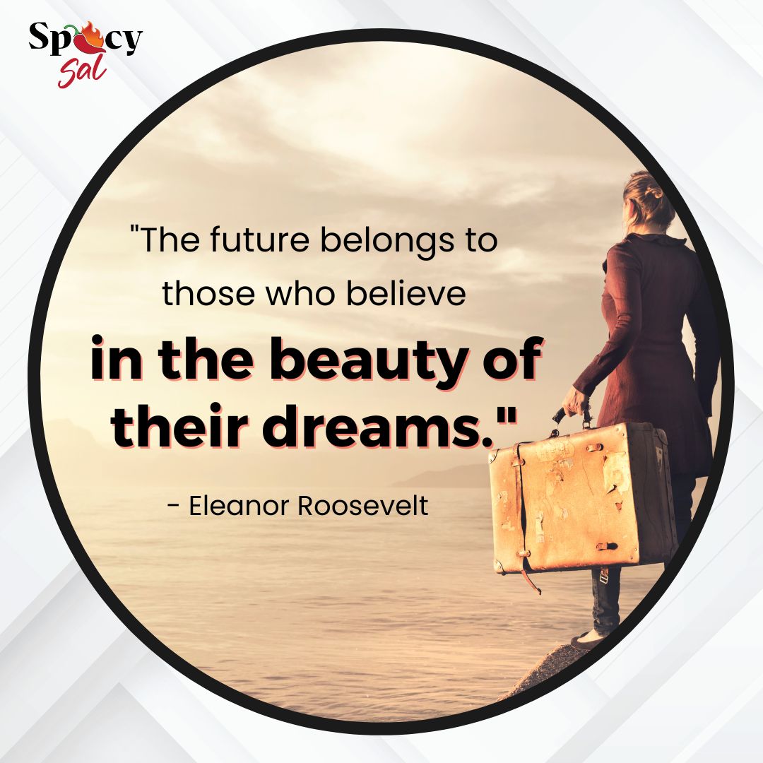 Dream big, work hard, and watch the future unfold. The best investment you can make is in your own dreams. 💪✨

#wellnesswednesdays #keeppushingforward #youarenotalone #SpicySal #motivationalquote #sizzletalk #motivation #positivevibes #positivethinking #positivemindset