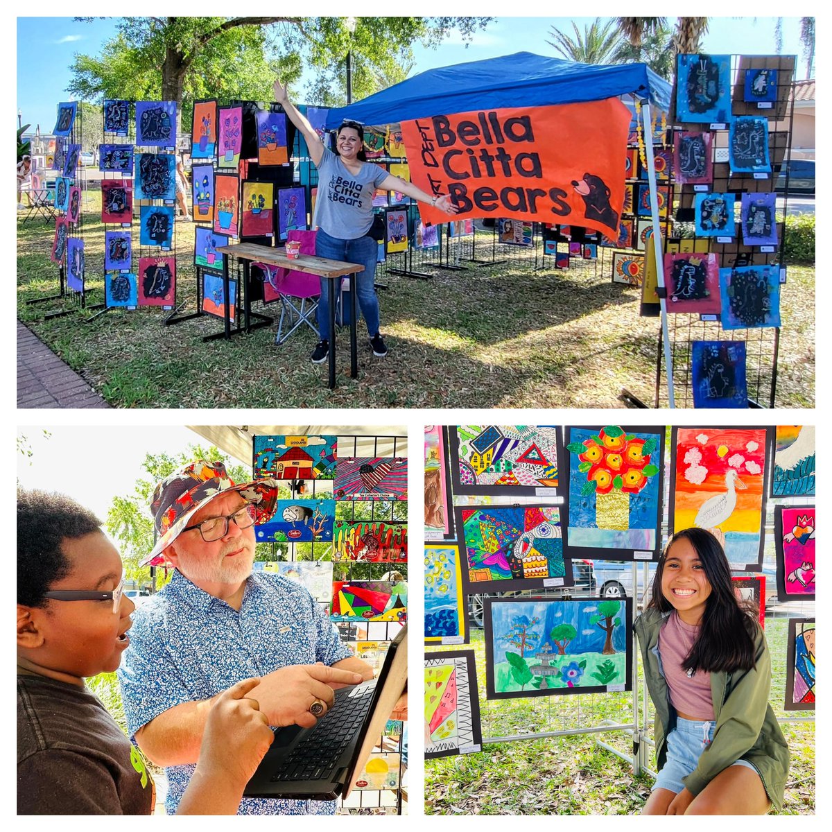 Join us this Saturday, April 27, for the PCPS Visual Arts Festival! This FREE event will be held from 9a-3p at Central Park in downtown Winter Haven. We'll also have performances from the Chain O' Lakes Big Band at 1p, and the middle/high school All-County Jazz Band at 2p. 🎨🎶