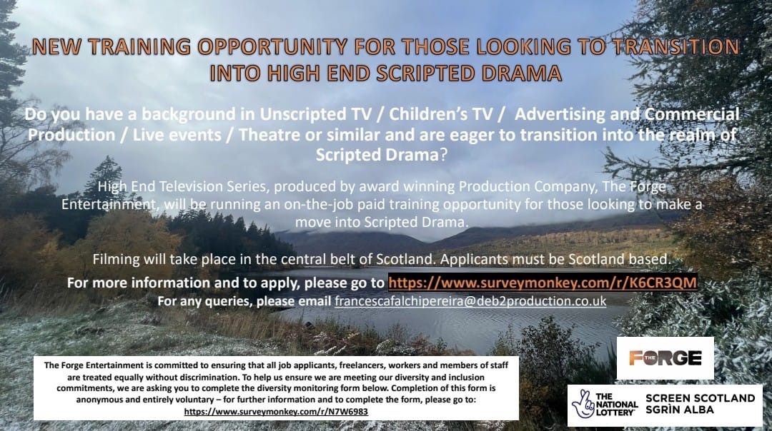 William McGregor (@williemcgregor) on Twitter photo My latest project has some paid training opportunities up in Scotland! More info for those that are interested š¤ <a href="/screenscots/">Screen Scotland</a> surveymonkey.com/r/K6CR3QM My latest project has some paid training opportunities up in Scotland! More info for those that are interested š¤ <a href="/screenscots/">Screen Scotland</a> surveymonkey.com/r/K6CR3QM
