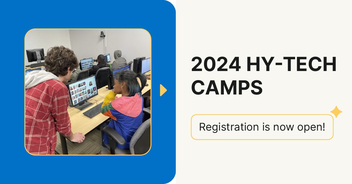 Registration is open for our 2024 Hy-Tech Camps! 👨‍💻 The camps are an immersive way for local students to learn about coding and technology. Check out the details and complete your registration here: hyland.com/en/resources/e…
