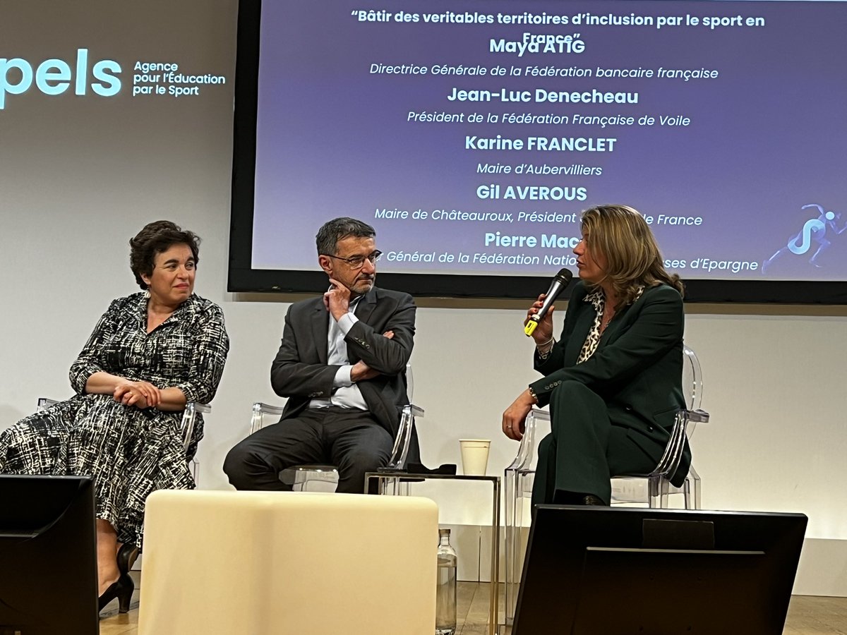 FNCE's tweet image. 🇫🇷Bâtir des véritables territoires de l’inclusion des jeunes par le sport en France ? Une évidence pour les Caisses d’Epargne.

🎤@pierre_mace , directeur général de la Fédération nationale des Caisses d&apos;Epargne (FNCE) intervenait aujourd’hui aux 1ères rencontres nationales…