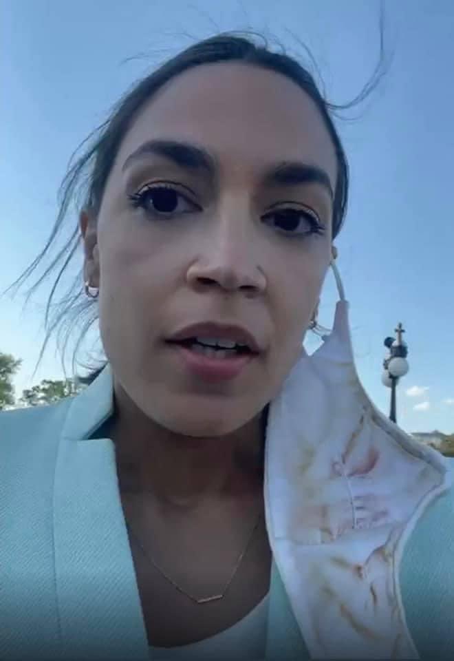 @ZeekArkham @AOC Another look in at her ole nasty stank a** in diaper face too 😷