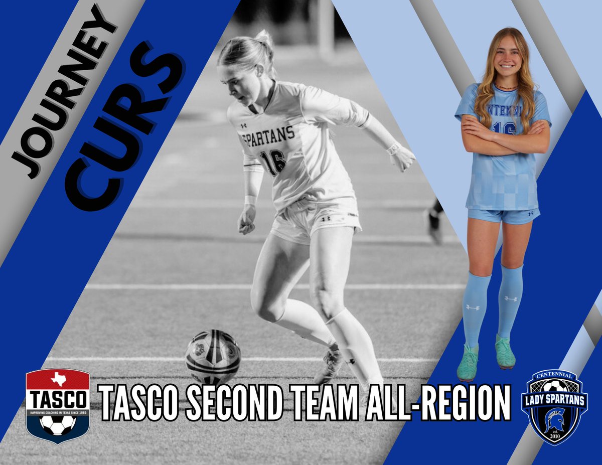 Lady Spartan Soccer (@chsladyspartans) on Twitter photo 2nd Team All-Region to finish her senior year!! An amazing accomplishment, congratulations <a href="/JourneyCurs/">Journey Curs</a>
#LSS
#LetsFreakingGo
<a href="/tascosoccer/">TASCO</a> <a href="/Gosset41/">Brian Gosset</a> 2nd Team All-Region to finish her senior year!! An amazing accomplishment, congratulations <a href="/JourneyCurs/">Journey Curs</a>
#LSS
#LetsFreakingGo
<a href="/tascosoccer/">TASCO</a> <a href="/Gosset41/">Brian Gosset</a>