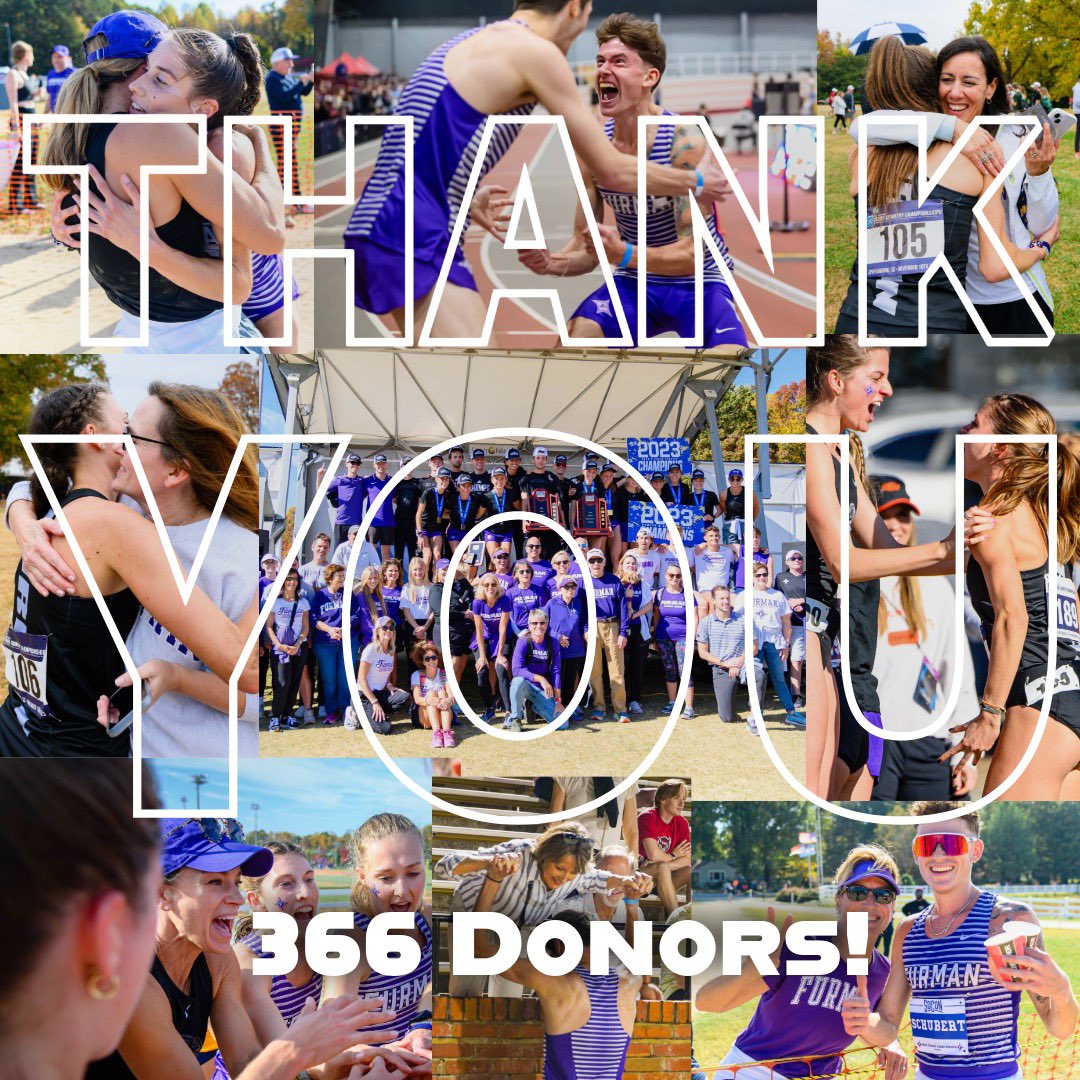💥 RECORD BROKEN 💥 

The most donors to a single program in ‘Dins Day HISTORY! 

Leave it to the FUXC & FUTF faithful to pull it off 🙌🏼

Remarkable…thank you…we know that you win with people and WE 👏🏼 HAVE 👏🏼 THE 👏🏼 BEST!

#startsmall #thinkBIG #FurmanFamily #ourpeople