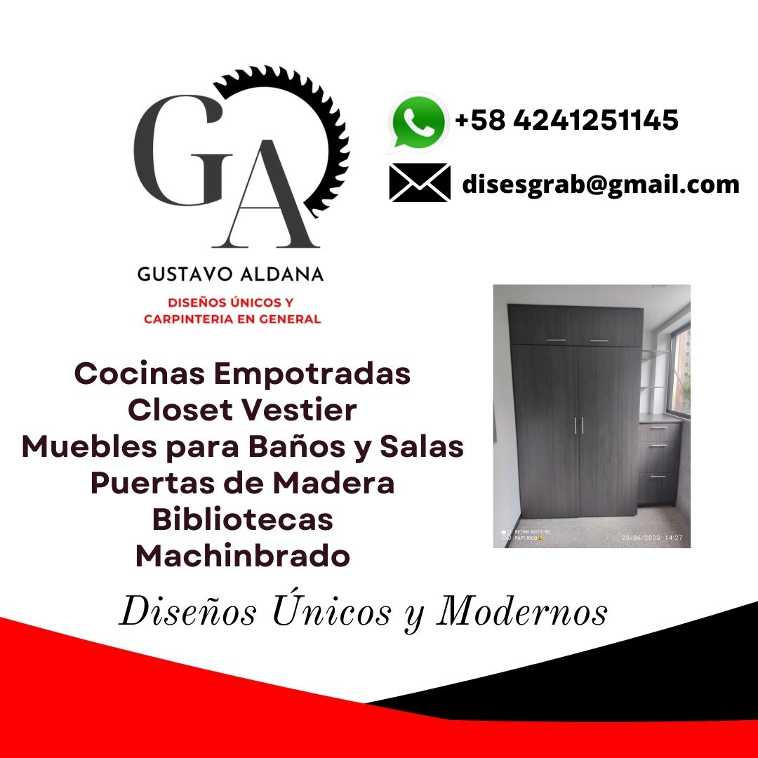 jevcotm's tweet photo. #24Abr |😉 Desde restauraciones hasta diseños exclusivos, todo lo que necesitas para embellecer tu hogar, la calidad y el diseño se unen en nuestros servicios de carpintería ⚒️ 🪚 #Losteques #servicios #ccs #carpinteria #carrizal #muebles #cocinasempotradas #bibliotecas #closets https://t.co/zOQQAhbT4C