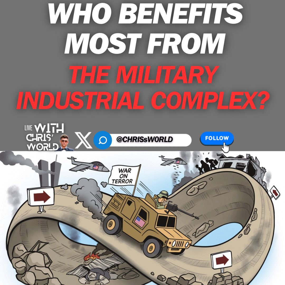 Who’s benifiting most from the military industrial complex? 🤔