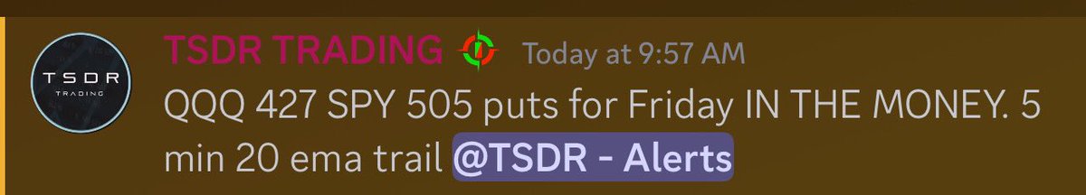 TSDR_Trading tweet picture