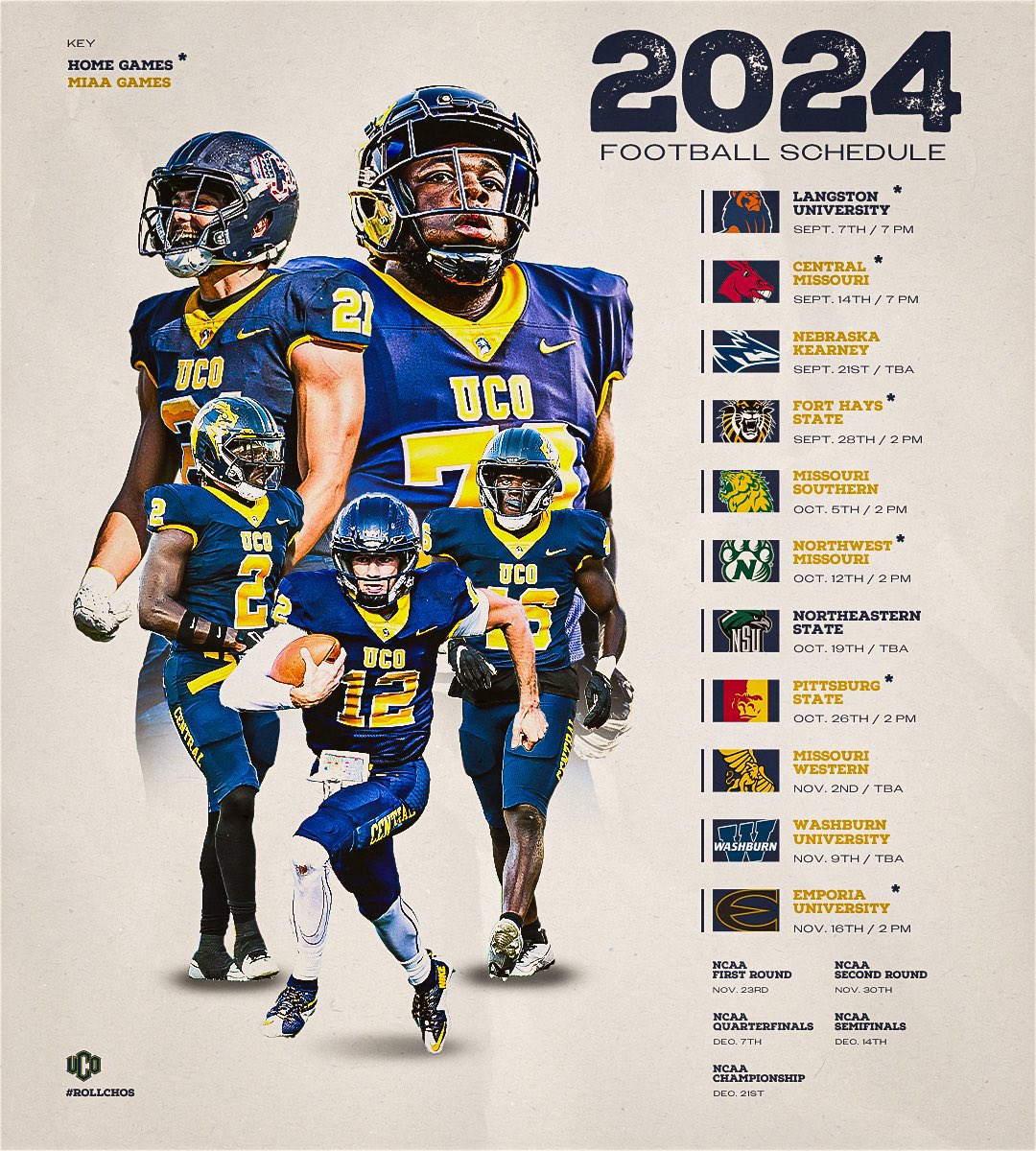 Official 2024 schedule release 🚨 🗓️ Mark your calendars folks #Rollchos