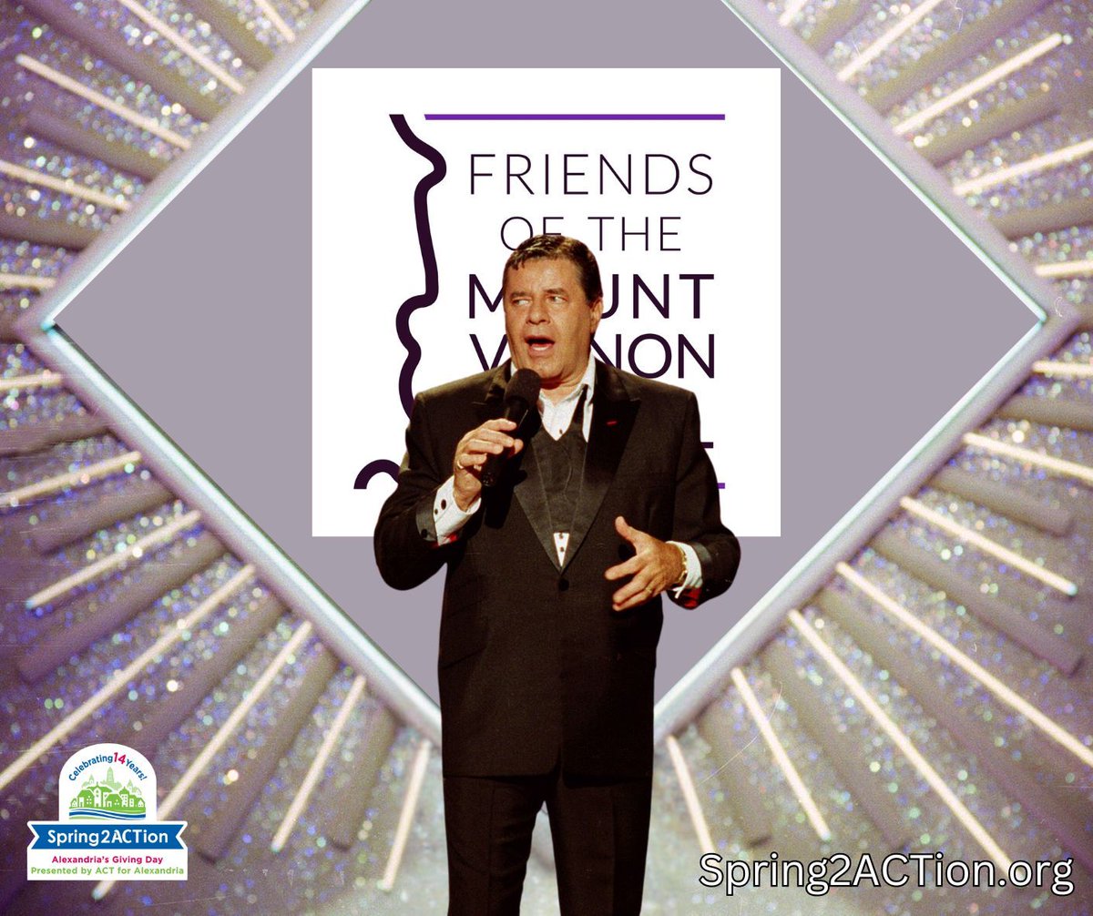 Jerry Lewis is standing by! Donate to Friends of the Mount Vernon Trail as part of the Spring2ACTion online giving day. Check out our donation page buff.ly/3xYgzWD 

#Spring2ACTion #actforalexandria #alexandriava #donate