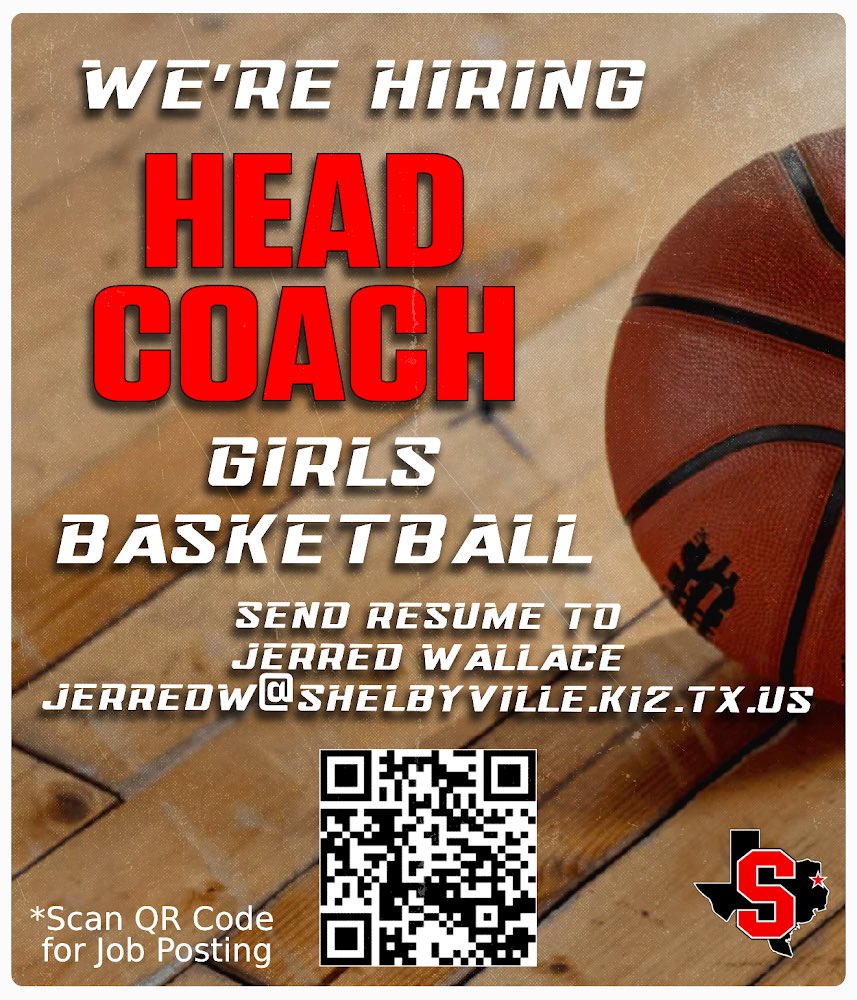 🏀🏀🏀 We are looking for a Head Girls Basketball Coach! Come join our team here at Shelbyville! It’s the place to be! #DragonNation