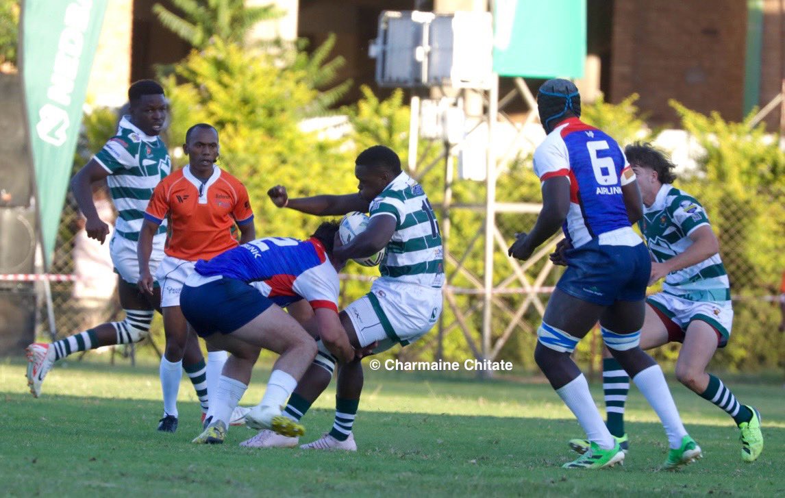 Meschar's tweet photo. 2024 U20 Barthes Trophy  @RugbyAfrique

HALFTIME SCORE

 @NamibiaRugby10 vs #ZimbabweRugby

🇿🇼17:11🇳🇦

📸 Charmaine Chitate @highontalent https://t.co/Brzd1l0dex