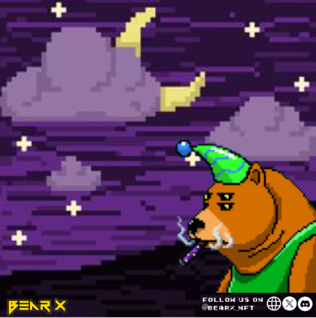 🌛Goodnight, BearX explorers! 

☄️Recharge for another exciting day ahead

#NFT #NFTs #nftcollectors #NFTCommmunity #NFTGiveaway #Aidrop #Bears #NFTMarketplace #NFTArtists #NFTMagic