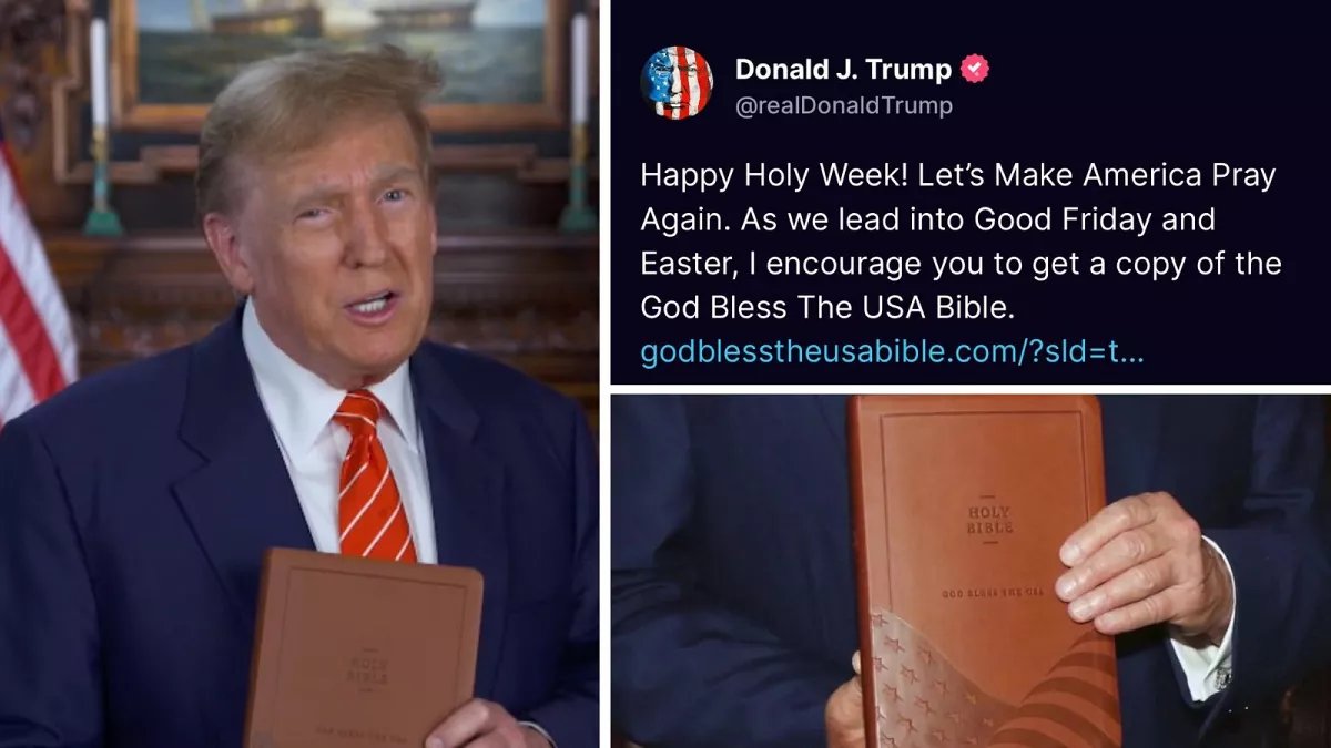 Will Mr. Trump use his bible if he takes the stand during his criminal trial? Will he invoice NYC for the cost of the bible?