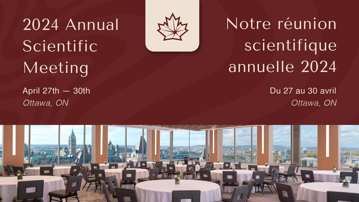 🎉Notre équipe est ravie de participer à la réunion scientifique annuelle de la Société canadienne de la douleur ce samedi à Ottawa ! Au plaisir de vous y rencontrer ! Consultez le programme ici 👉 canadianpainsociety.ca/_files/ugd/ffe… #SocieteCanadienneDouleur24 #RechercheQC @CanadianPain