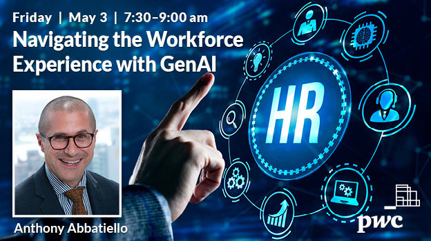 We are excited to welcome Life at <a href="/PwC/">PwC</a>'s Anthony Abbatiello to our First Friday talk on May 3 at <a href="/CapeCodComCol/">Cape Cod Community College</a>. 

An expert on HR, Anthony will talk about how GenAI will transform the workforce experience. To learn more or register, visit cctechcouncil.org/event/artifici….
