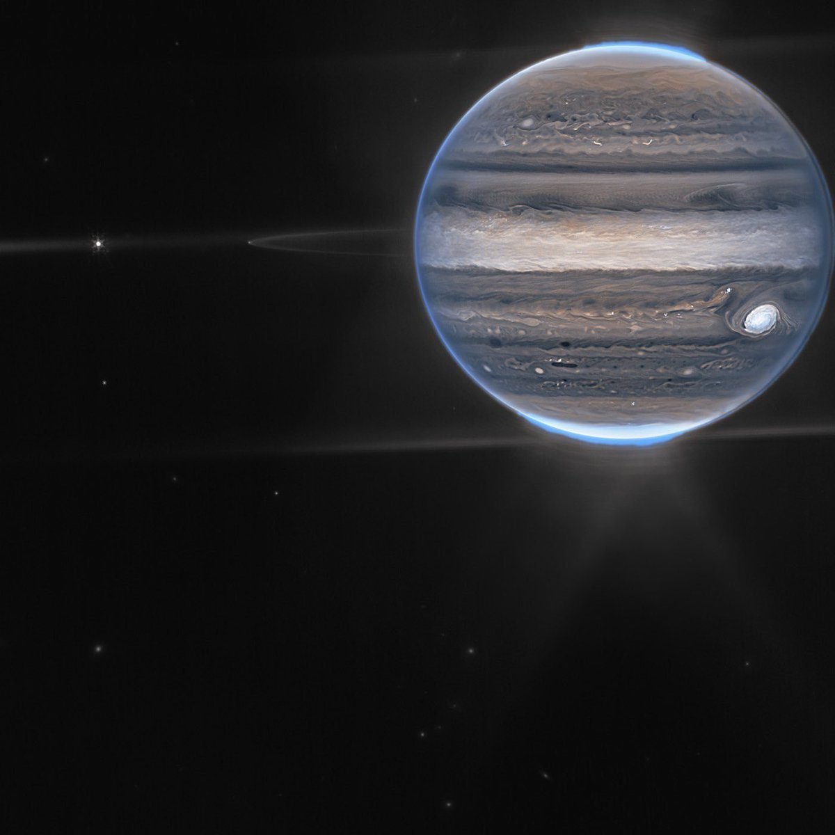 Jupiter from the James Webb Space Telescope