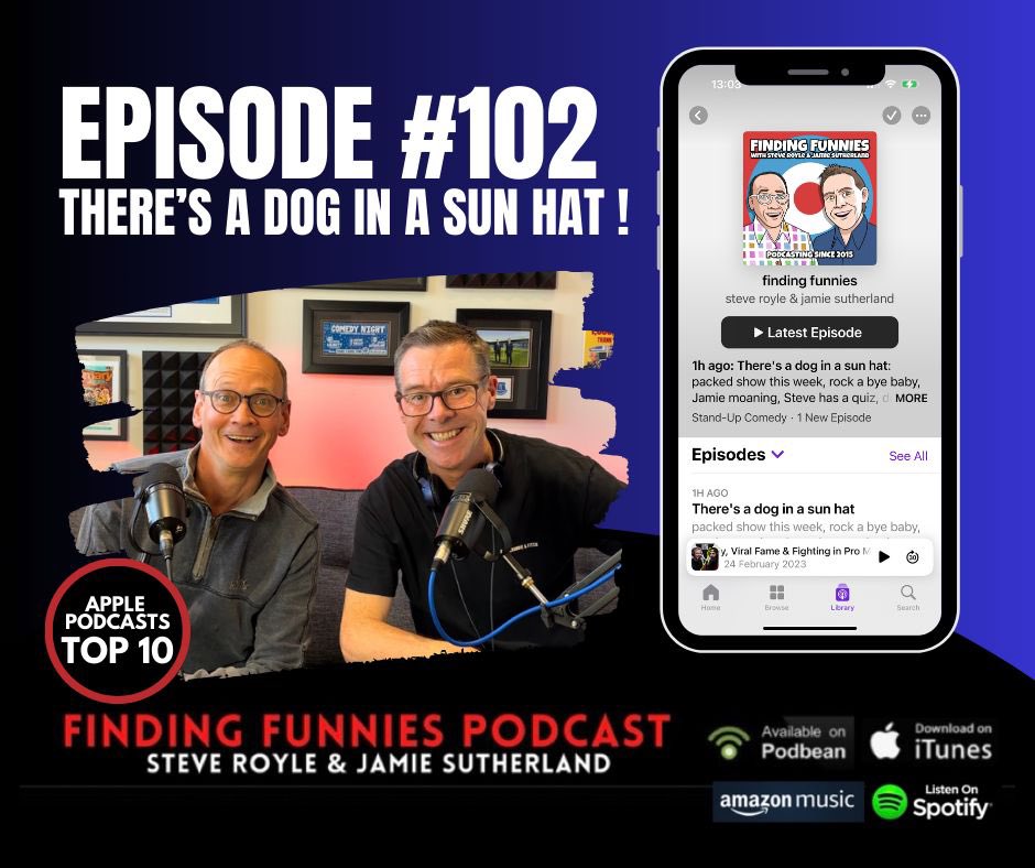 Latest episode out now! Why Scousers have white teeth and other stories… @findingfunnies1 @jamiesutherland follow either link below: podcasts.apple.com/gb/podcast/fin… podfollow.com/1608060599