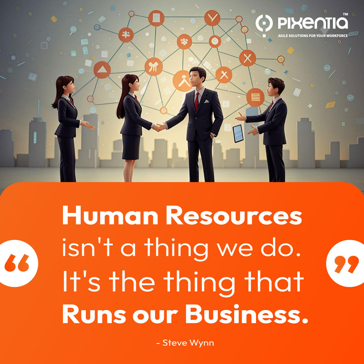 Understanding the importance of #HR in this way can lead to better #employeeengagement, #talentretention, & overall success for the business.
@Pixentia
#HRTech #NowWeDisrupt #WednesdayMotivation #MotivationalWednesday #WednesdayWisdom