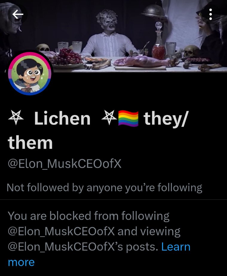 can we all just start a train of realizing we're blocked by lichen LMAO