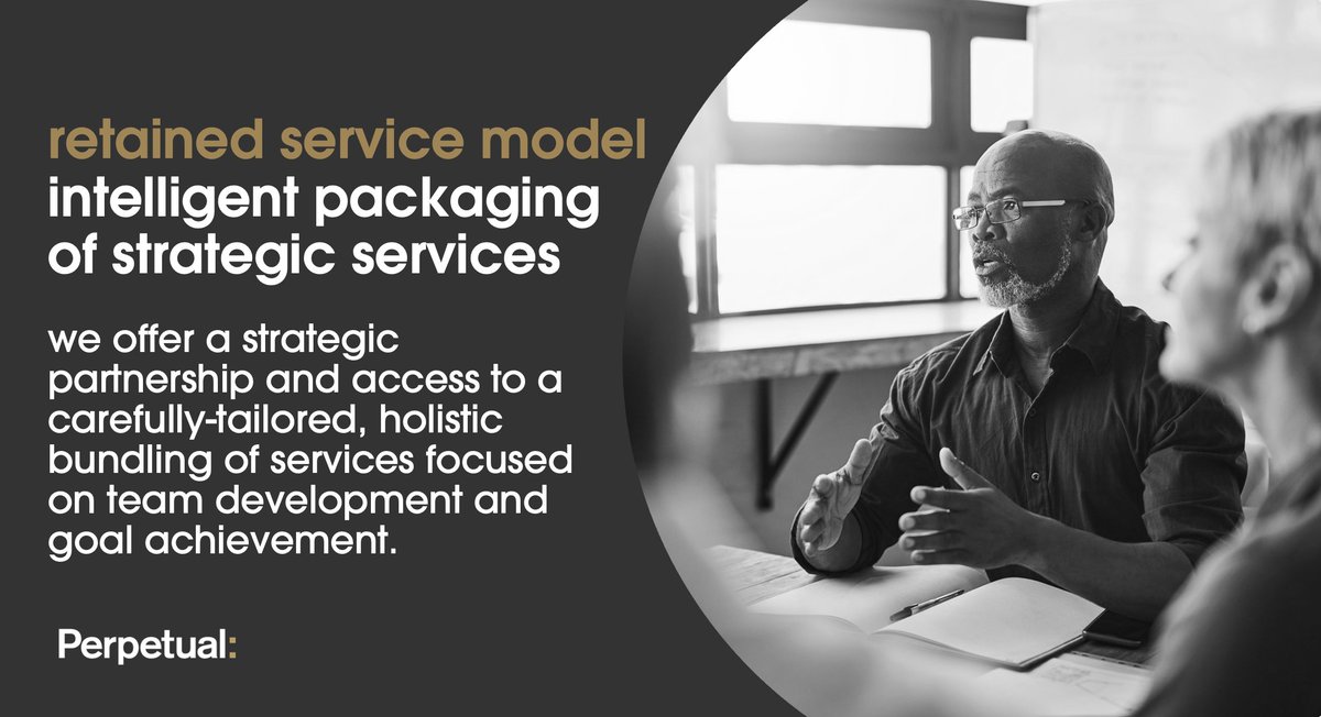 Discover our comprehensive talent advisory services packaged together in our Retained Service Model. We become your strategic partners, offering expert advice and flexible service models to meet your evolving business needs.

Learn more here: hubs.li/Q02tgb220

#BePerpetual
