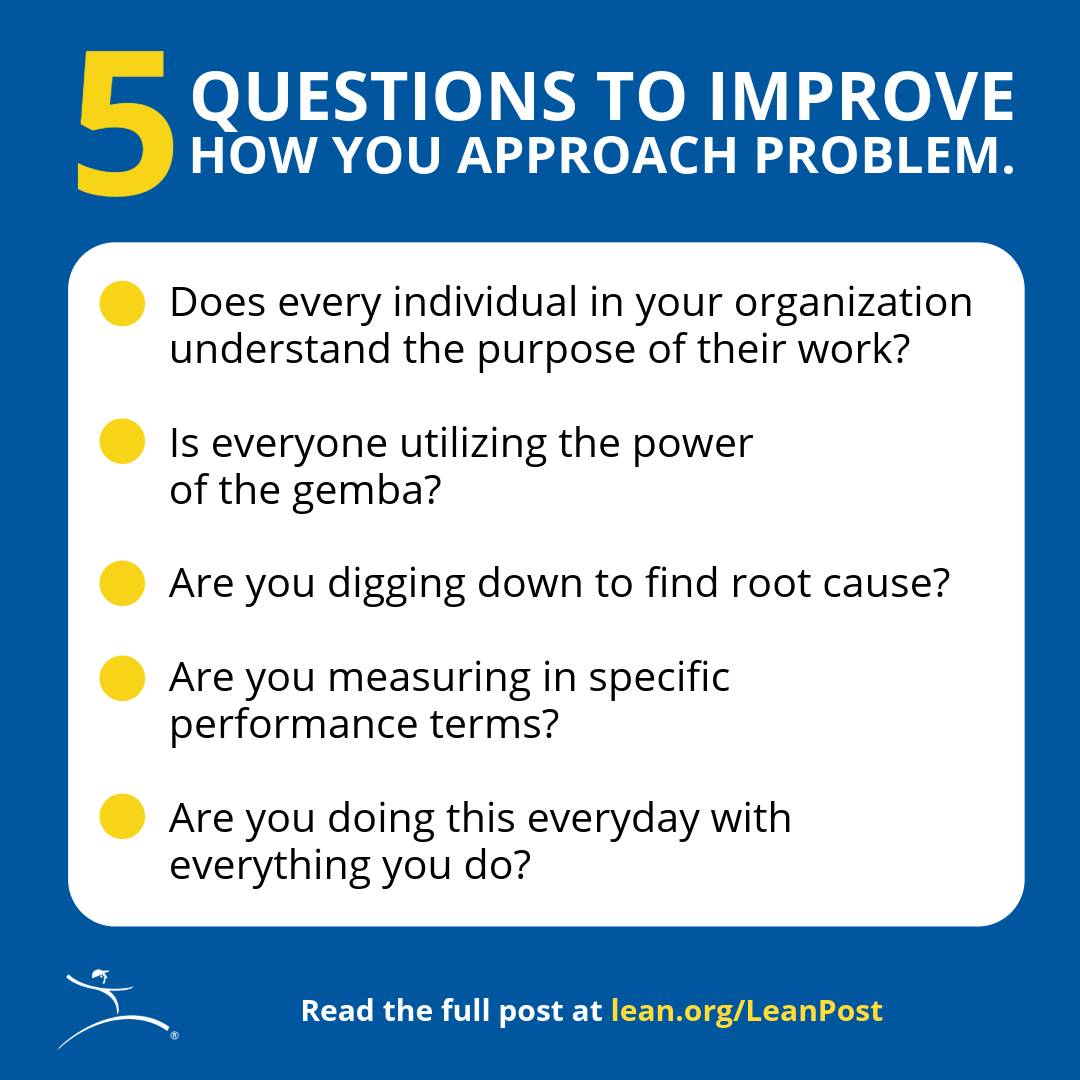 Here are some useful questions to ask about how you approach problems. Following them may help you avoid some common mistakes and form better habits. Read more from Tracey Richardson: hubs.li/Q02tRDhy0 #Problemsolving #A3 #RootCause #LeanManagement