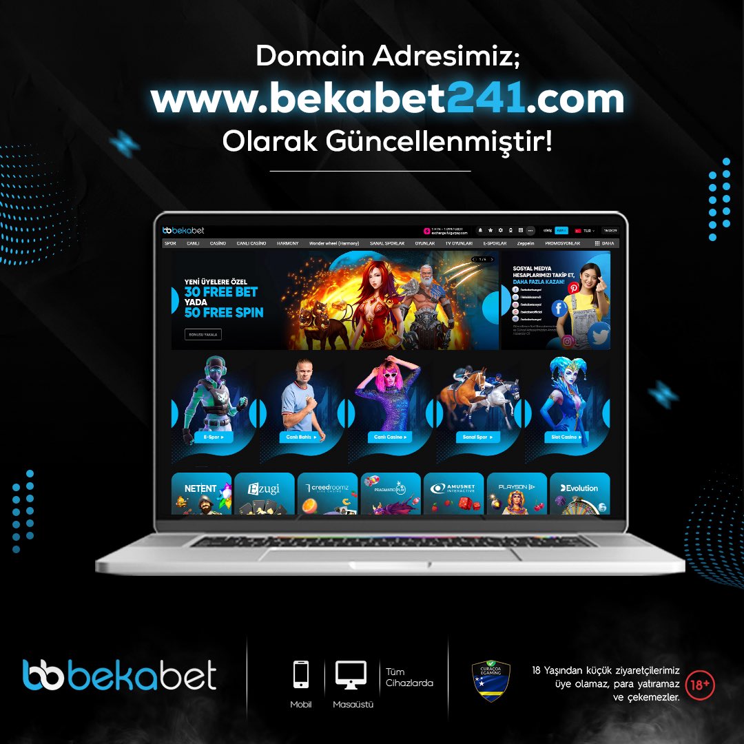 ⚙️Giriş adresimiz bekabet241.com olarak güncellendi! 🔵Bekabet'in kazançlı dünyasına katıl, lisanslı, güvenilir altyapısı ile yüksek oranlı bahislerden ve kazandıran etkinliklerden yararlan! 📲 m.bekabet241.com 💻 bekabet241.com