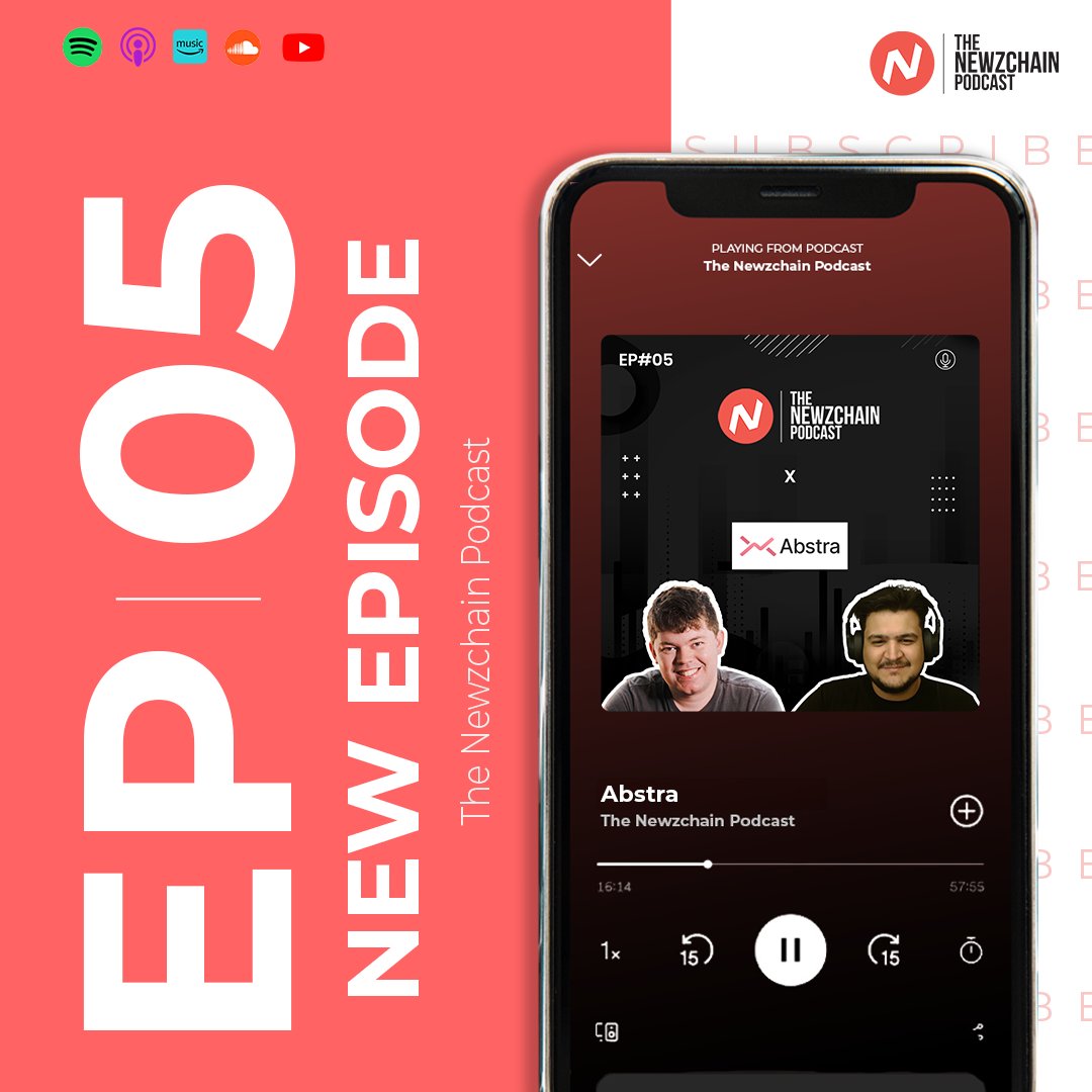 NewzchainHQ's tweet photo. New Episode Alert! Our latest episode of 'The Newzchain Podcast' is now live! 

We're thrilled to welcome @bruno_vcosta, founder of @abstra_cloud, to discuss how their innovative use of AI and Python is revolutionizing business automation. 

Tune in here - https://t.co/rzSrE8bbgc 

Dive into the conversation and discover how Abstra is simplifying complex processes and enhancing efficiency across industries. Tune in now on all major platforms!

#TechPodcast #BusinessAutomation #Abstra #TheNewzchainPodcast