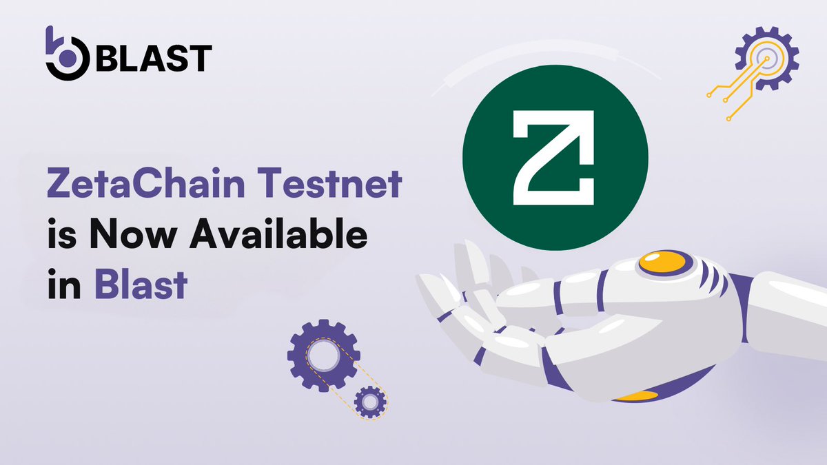 BlastAPI's tweet photo. 🌐 @zetachain Testnet Endpoints have been integrated within Blast!

⚫ Developers on ZetaChain can get RPC endpoints for both Mainnet and Testnet through Blast to speed up their Web3 infrastructure!

Happy Building!

https://t.co/9A058gXUce https://t.co/M6uNKOdpyv
