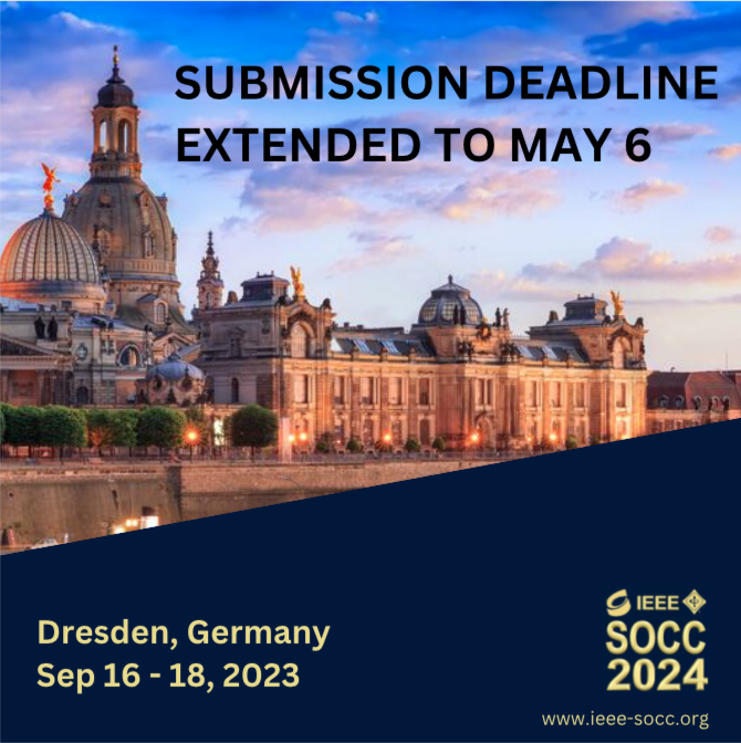 ieee_socc's tweet photo. Don't miss the deadline - submit your papers now! “SoCs and SiPs for the Age of AI“ - 37th #IEEE System-on-Chip Conference #SOCC24 in #Dresden, Germany (Sep. 16-19, 2024). More info: https://t.co/PKOj1gRjIu Topics: #SOC #IoT #ML #AI #ASIC #semiEDA #DSP #vlsi https://t.co/dSvS2RmpCI