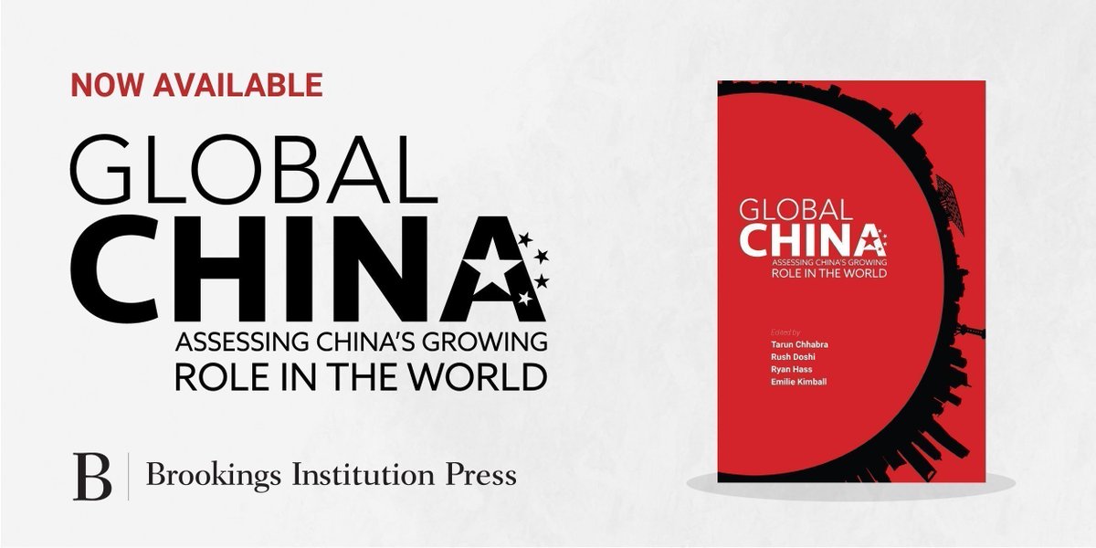 In #GlobalChina, experts from across @BrookingsInst and beyond assess China’s imprint across regions and issues to furnish policymakers and the public with hard facts and deep insights for understanding its ambitions: brook.gs/3iFfXf9