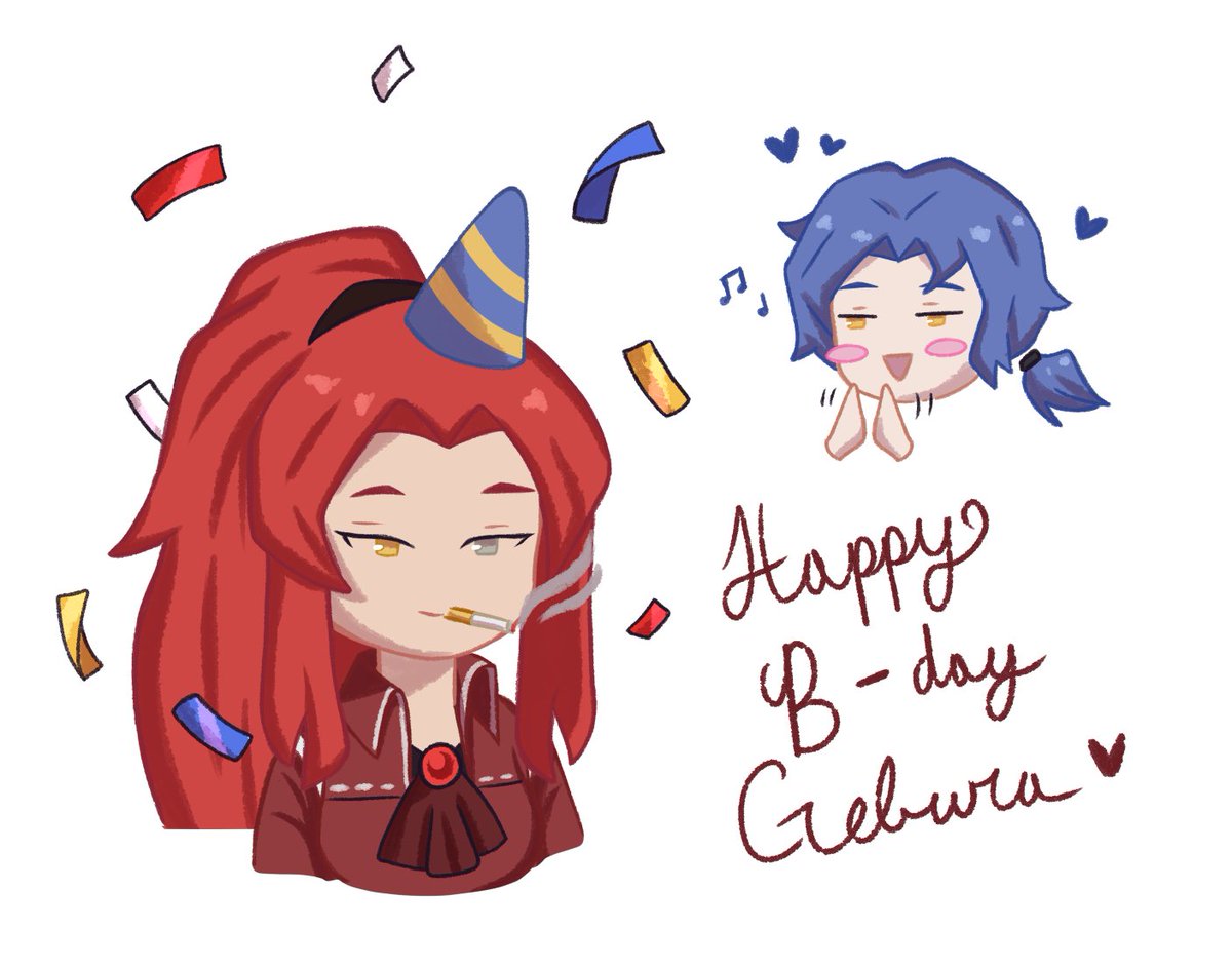 Gebura birthday 😚

#LibraryOfRuina 
#Library_Of_Ruina 
#lobotomycorporation
#ProjectMoon