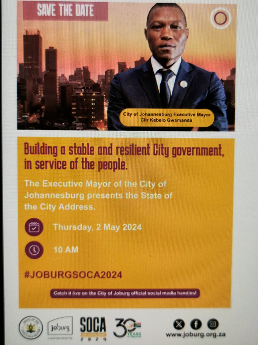 BCO: City Of Joburg tweet media