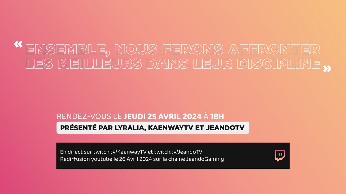 Retrouvons-nous demain.