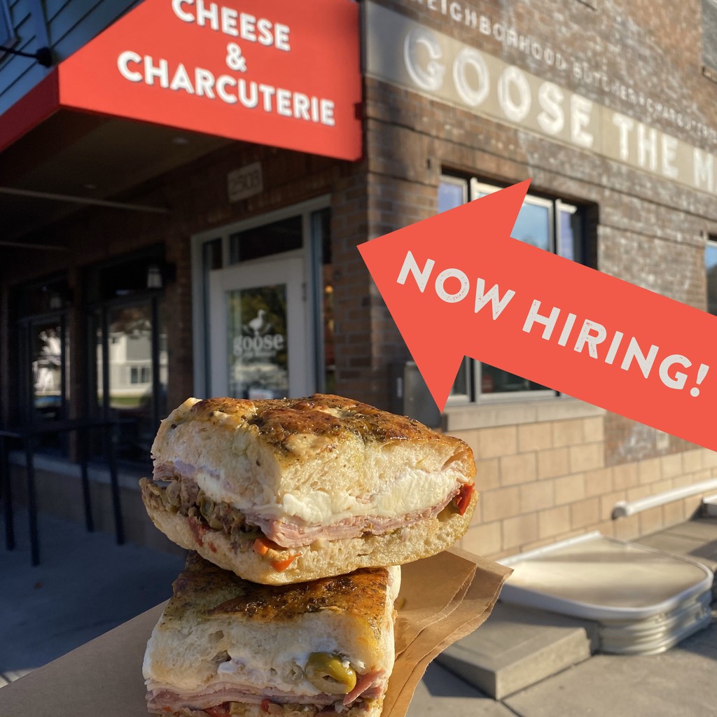 It's #MuffalettaWednesday and new Cheese Monger and Meat Monger positions are open! Check out all the daily specials and the scoop on new positions + apply online at goosethemarket.com