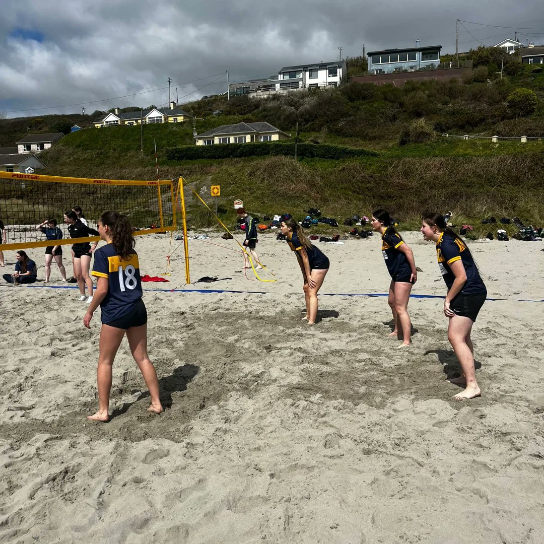 More sporting wins... Our senior girls won silver medals at the Munster beach volleyball tournament losing out on gold by only 2 points! Our junior boys and girls made it to the quarter finals too! #beachvolleyball #volleyball #munsterfinal #cork #school #wellbeing #beachvibes