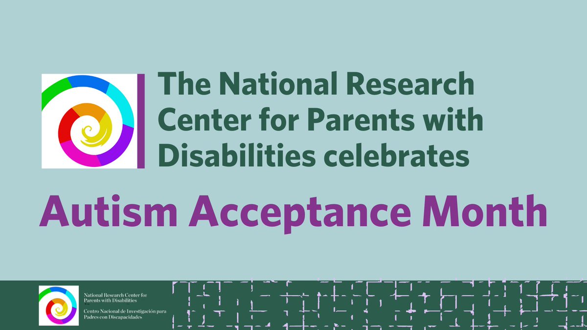 Let awareness give way to acceptance this month and always. @NatRCPD is celebrating Autism Acceptance Month. Onwards to inclusion and celebration.