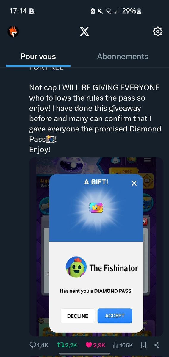 roxyde56's tweet photo. @ThefishinatorCR It is for real . https://t.co/f7pdjrKU8W