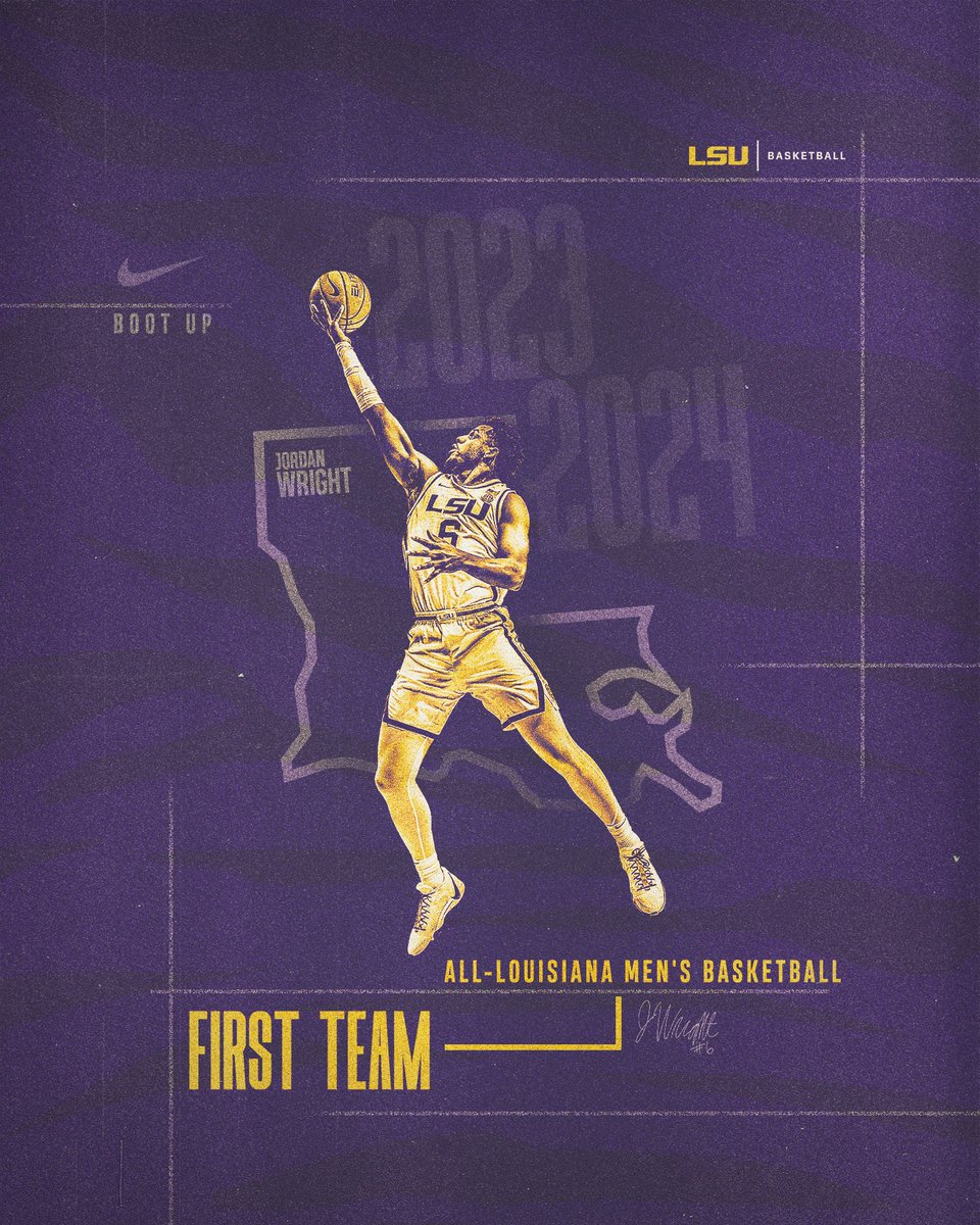 𝐅𝐨𝐫 𝐓𝐡𝐞 𝐁𝐨𝐨𝐭 Jordan Wright has been named to the 2023-24 All-Louisiana First-Team by the LSWA! 🔗 lsul.su/3w7yv0u | @JoWright32_