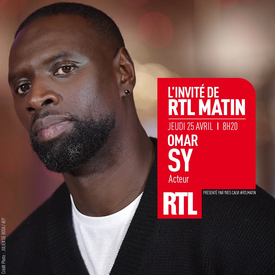 📻🔴🎙️📚 Demain, jeudi 25 avril à partir de 8h20, @OmarSy et Elsa Vigoureux seront les invités d'Yves Calvi et @Stephbou08 dans #RTLMatin à l'occasion de la sortie du livre 'Viens on se parle' aux éditions @AlbinMichel. L'acteur se confie sur sa vie et sa carrière