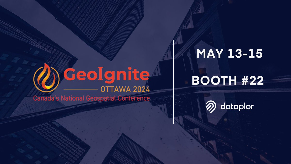 May 13-15th is approaching, and our team is gearing up for GoGeomatic's GeoIgnite conference in Ottawa! Don't miss the opportunity to learn, connect, and stay updated on the latest advancements in the geospatial sector. Be sure to visit Booth #22 to meet our team! #geoignite2024