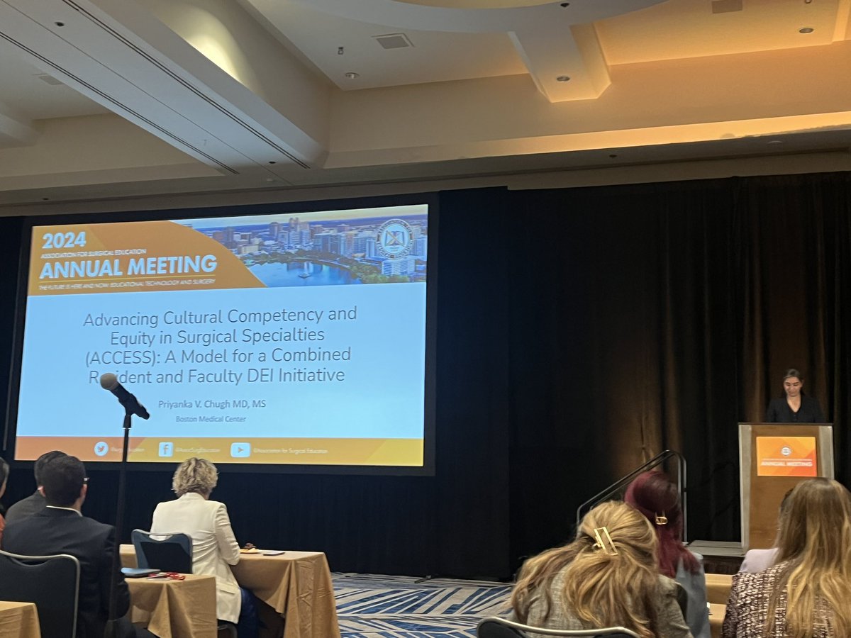 Gordana Rasic, MD MS (@gordanarasic) on Twitter photo Great presentation yesterday by <a href="/AntiWheatGirl/">Priyanka V. Chugh MD, MS</a> on our DEI Efforts at <a href="/BMCSurgery/">BMC Surgery</a> - would not have been possible if it weren’t for her, the residents, and our attending mentors! #SEW2024 <a href="/Surg_Education/">Association for Surgical Education</a> Great presentation yesterday by <a href="/AntiWheatGirl/">Priyanka V. Chugh MD, MS</a> on our DEI Efforts at <a href="/BMCSurgery/">BMC Surgery</a> - would not have been possible if it weren’t for her, the residents, and our attending mentors! #SEW2024 <a href="/Surg_Education/">Association for Surgical Education</a>