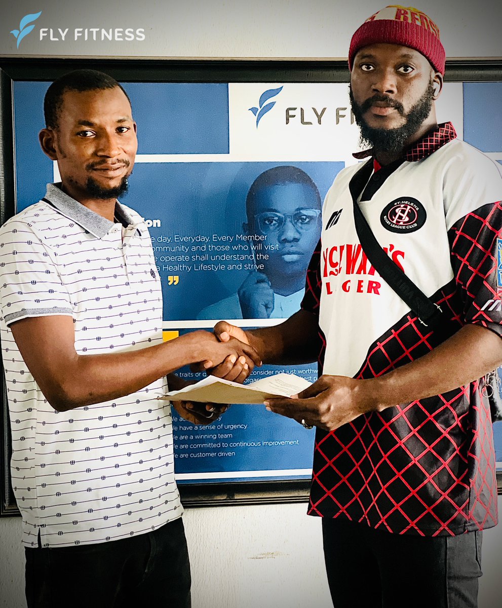Super excited to announce my Ambassadorial deal with @FlyFitnessNg. Let’s keep fit & enjoy good health. ❤️