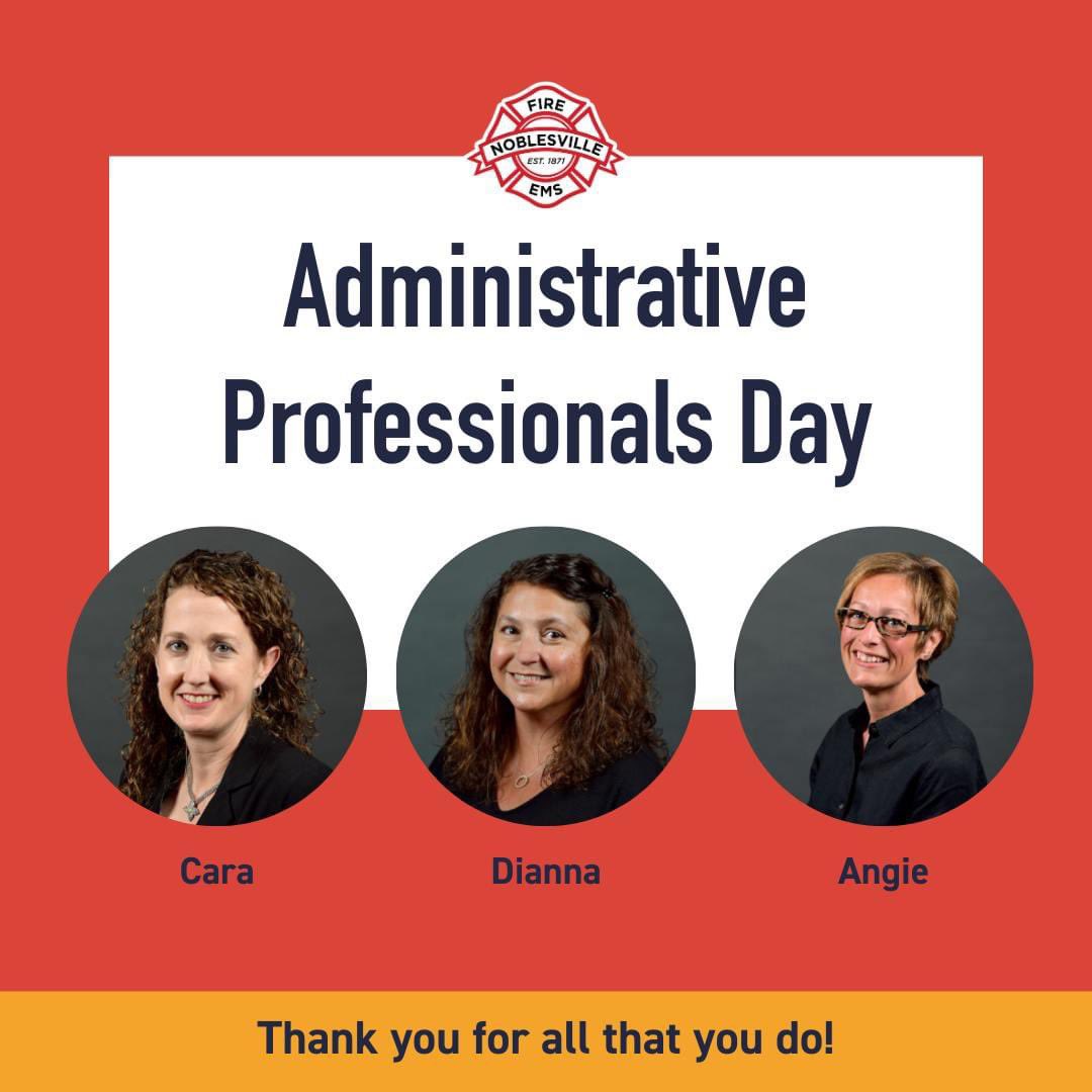 We would like to wish a happy Administrative Professionals Day to Cara Culp, Dianna Lively, and Angie Barnes. These 3 are vital to our organization and work tirelessly behind the scenes to keep NFD running smoothly. Thank you for all that you do!! #AdministrativeProfessionalsDay