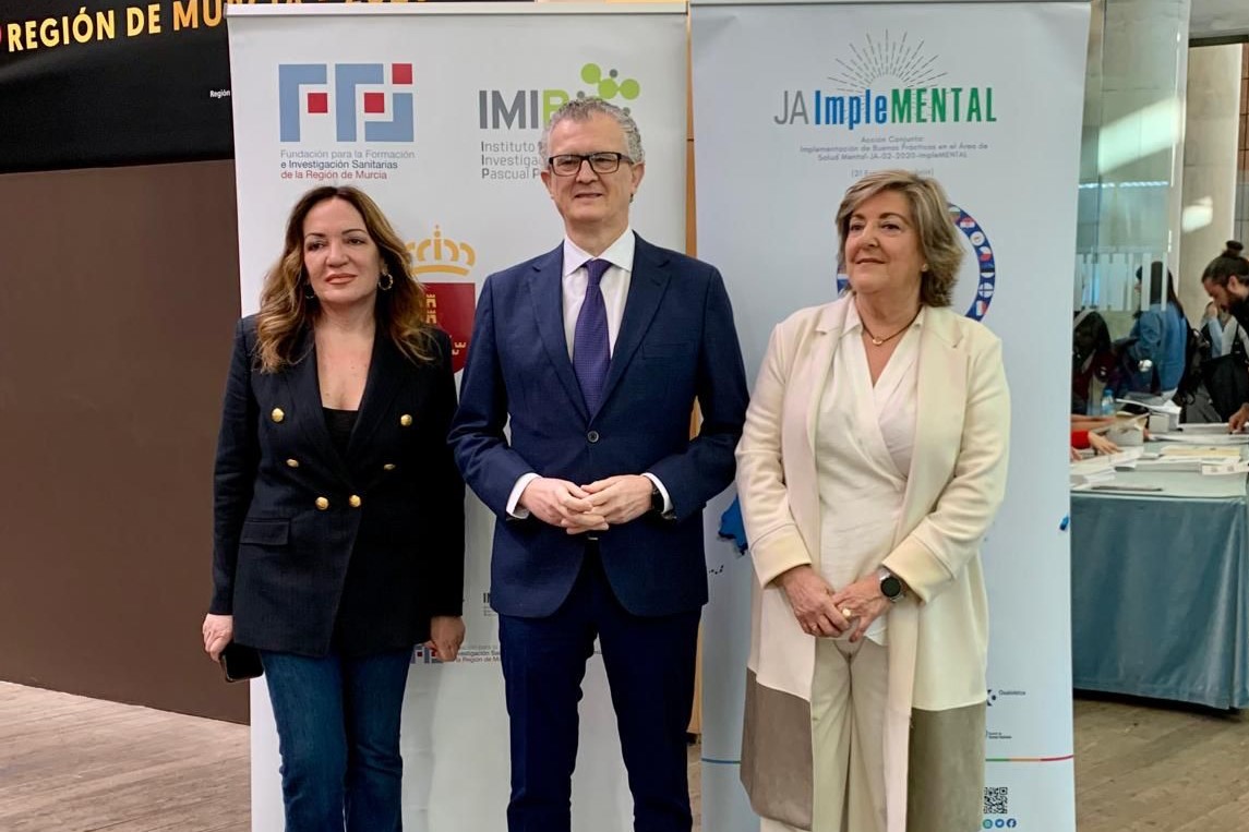 IMIB_RMurcia's tweet photo. 🩺Hoy hemos participado en la jornada ImpleMENTAL, coordinada por FFIS y SMS dentro del proyecto #VidasInclusivas. Más de 200 profesionales y 50 pacientes con trastorno mental grave y/o adicciones forman parte de esta iniciativa.
JAImpleMENTAL
#LaInvestigaciónEstáEnTi https://t.co/M8JSPCipym