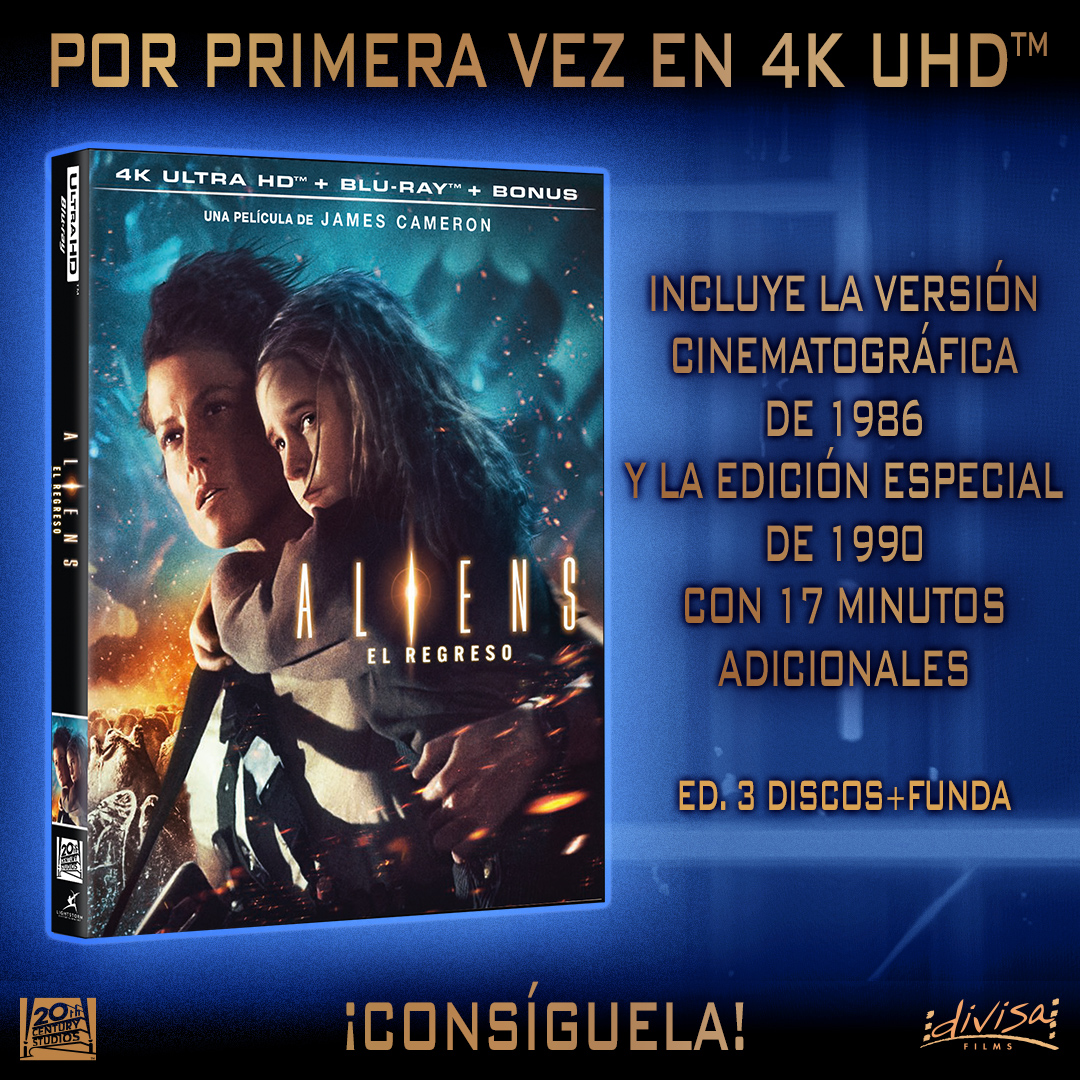 Tibu696's tweet photo. 🔥¡Fantástico sorteo!🔥

Dispongo de una unidad en 4K UHD de "Aliens" para sortear.

➡️Seguir a @tibu696 y @divisahomevideo 
➡️LIKE 💖y RT a este tuit🔄
➡️Mencionar a dos amigos⬇️🧑‍🤝‍🧑y comentar cuál es tu escena favorita de la película. 

Ganador el 3 de mayo 👽

¡Suerte a todos! https://t.co/e820azkeQk