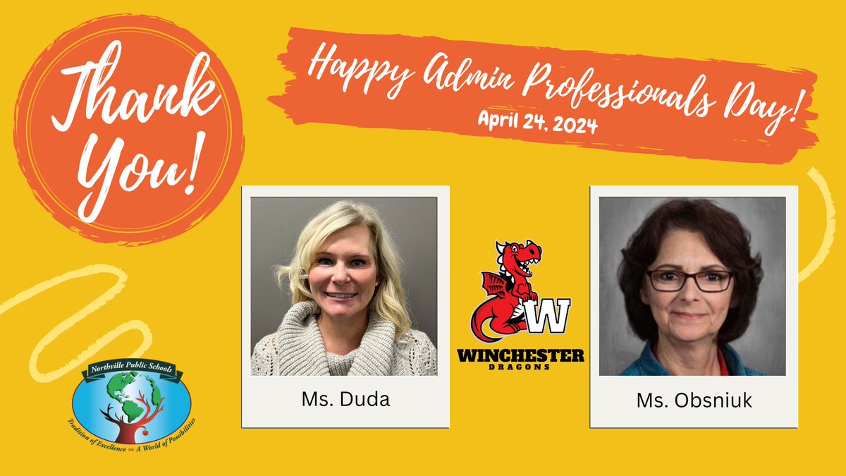 🌟Here's Part 2 of our Admin Professionals Day🌟 We're shining a light on the amazing admin teams at @sspringselem, @CreekGators, and @WinchesterElem. These dedicated professionals are the glue that keeps our schools together. Thank you! #AdministrativeProfessionalsDay