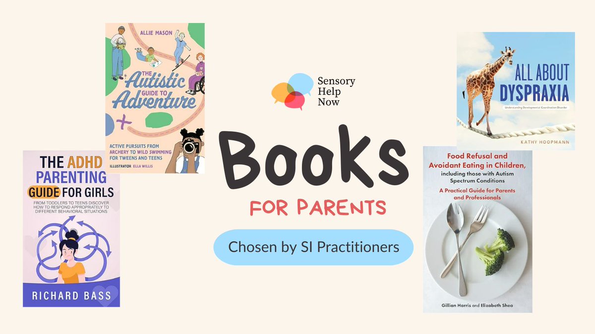 📖Here are four awesome books hand picked by our resident SI Practitioners for parents to read..

Browse all our book recommendations here: loom.ly/I9yOYKE 

#parenting #parenttips #sensoryprocessing