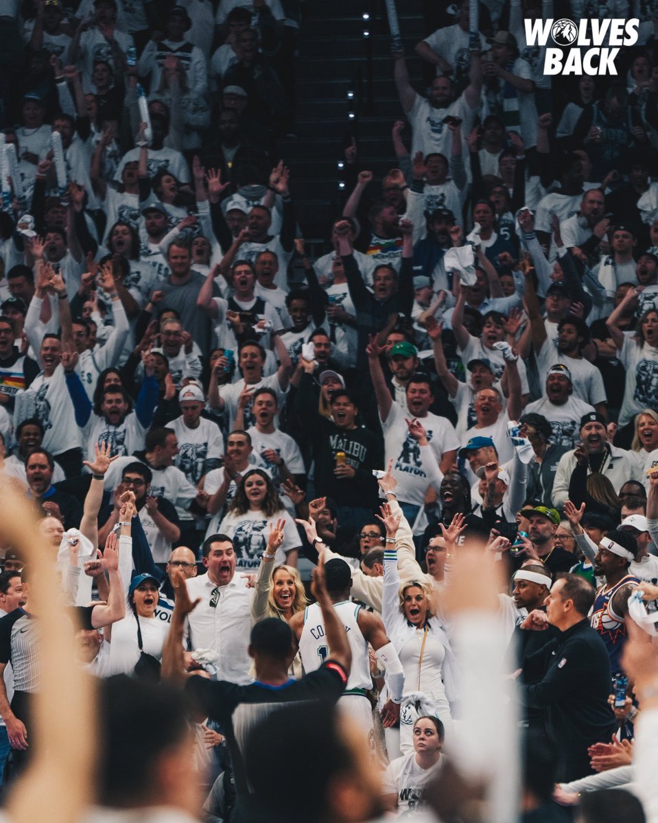 Love seeing these photos of our fans going nuts from games 1 and 2! What it’s all about.