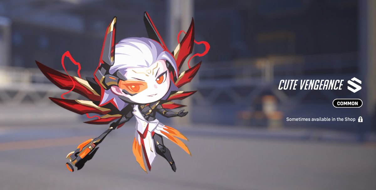 I wonder what this spray will come with in the shop since Mercy's cosmetics are all in the BP 🤔