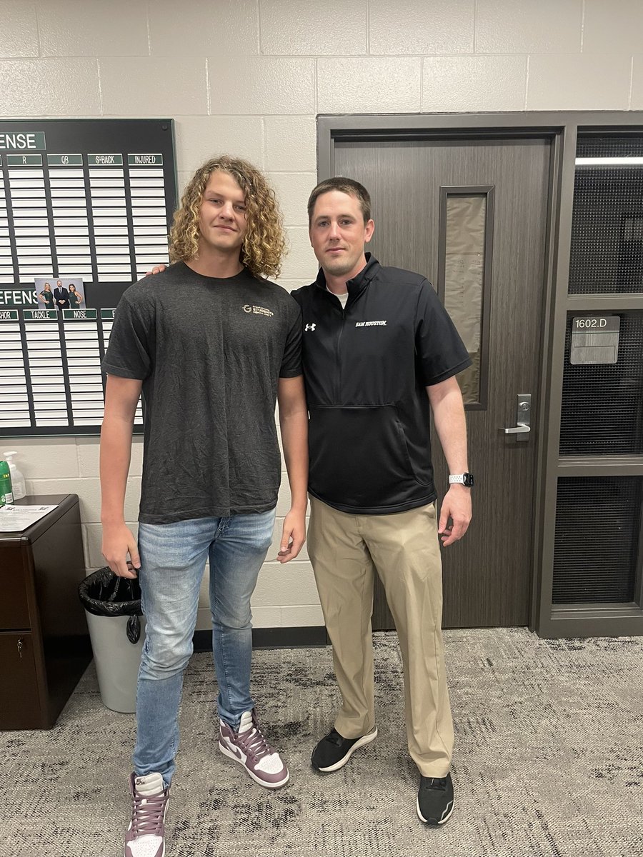 Thanks for swinging by @MCRamFootball @CoachSkyCassity I look forward to learning more about @BearkatsFB can’t wait to get out there and see it @ZMilliet32 @CoachJensen3 @TheChrisRubio @KatyISDAthletic